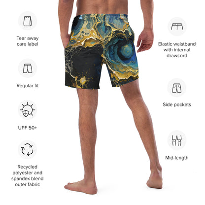 Starry Nebula Swim Trunks