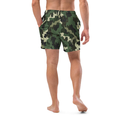 Woodland Green Swim Trunks