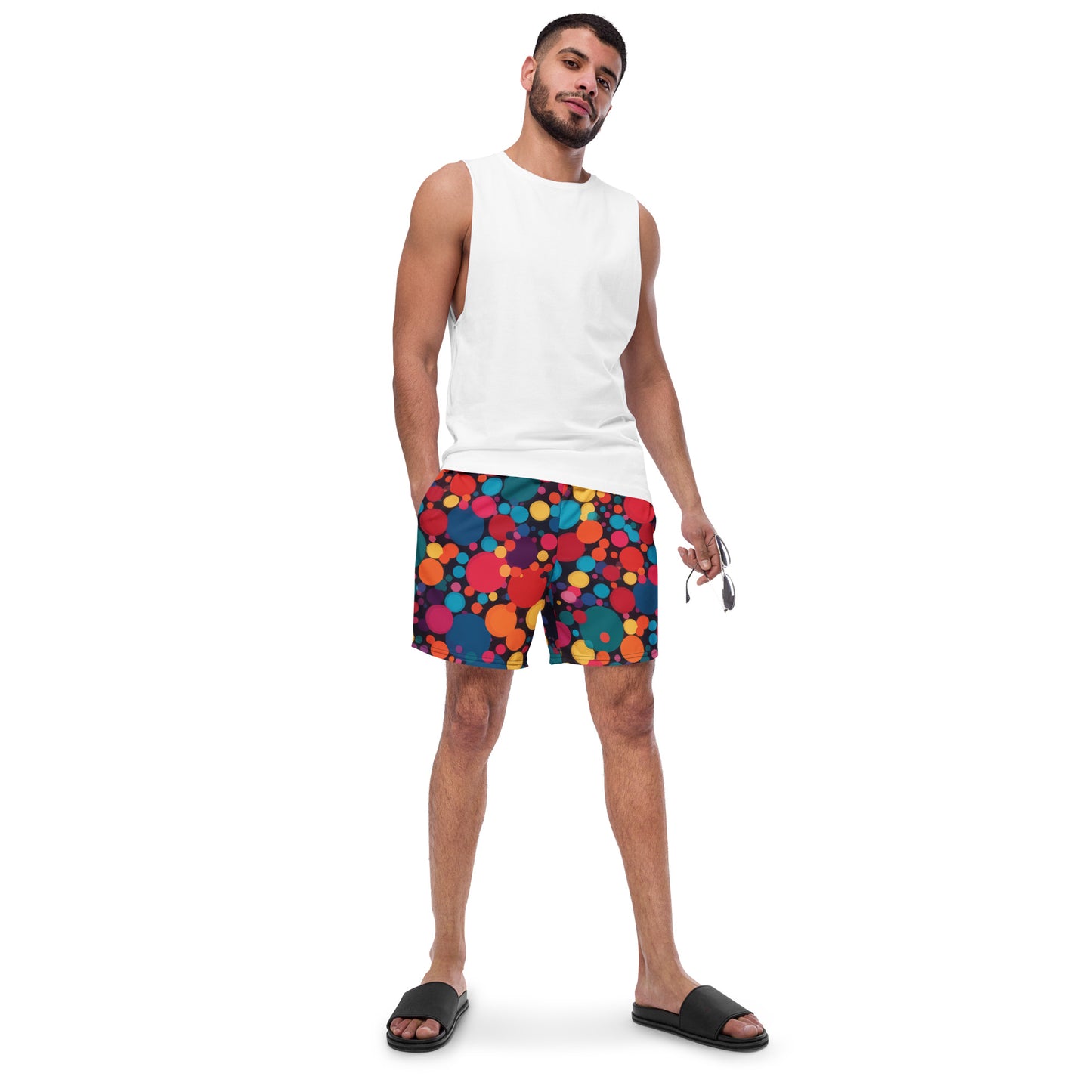 Polka Swim Trunks