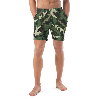 Woodland Green Swim Trunks