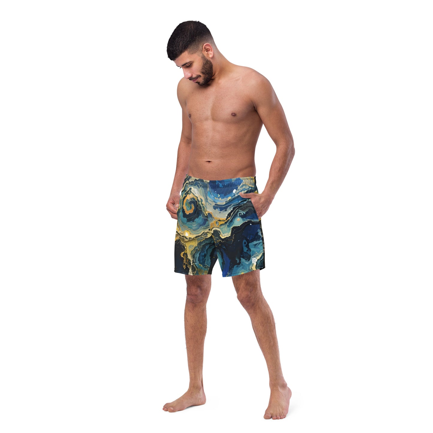 Starry Nebula Swim Trunks