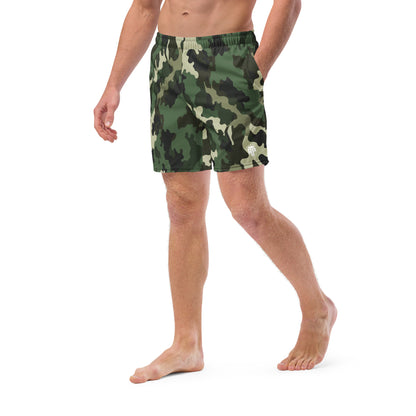 Woodland Green Swim Trunks