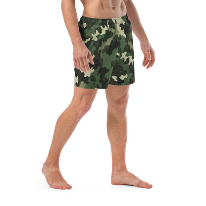 Woodland Green Swim Trunks