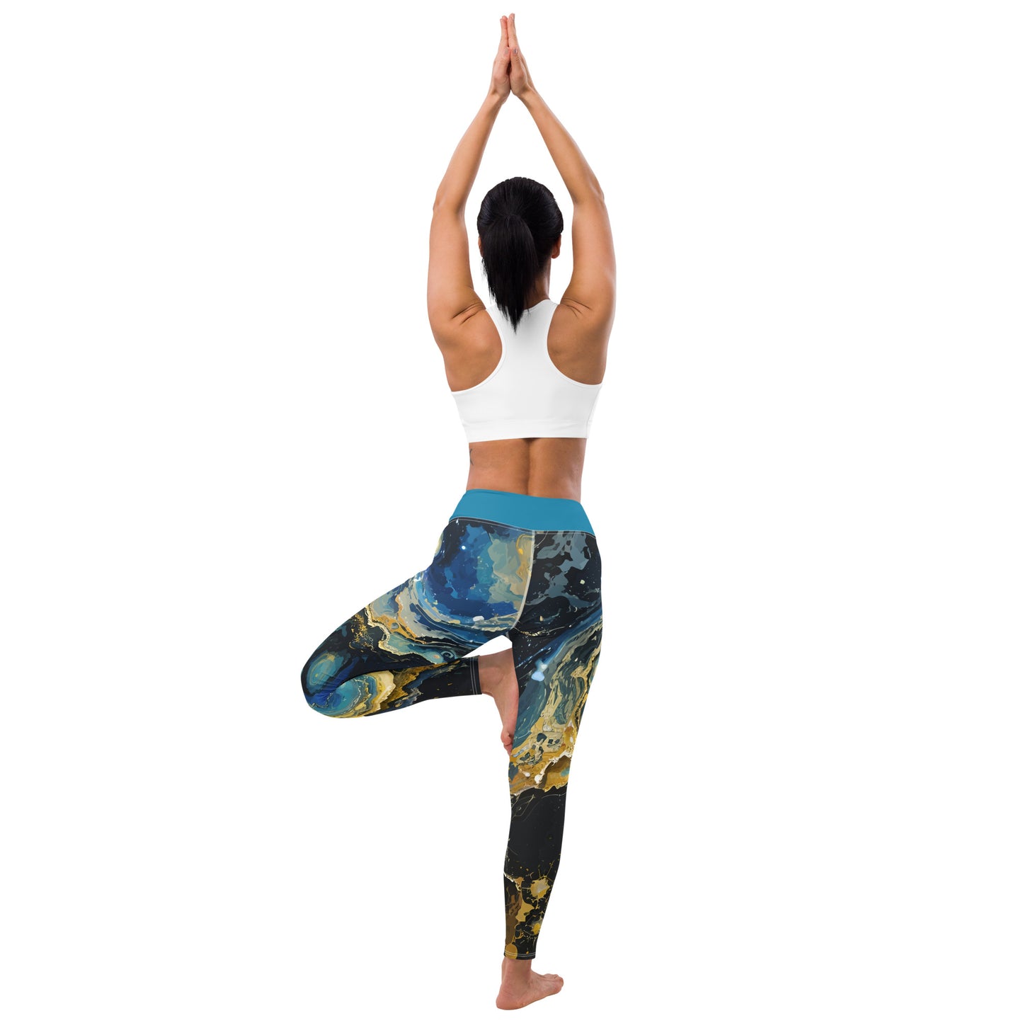 Cosmic Twist Yoga Leggings