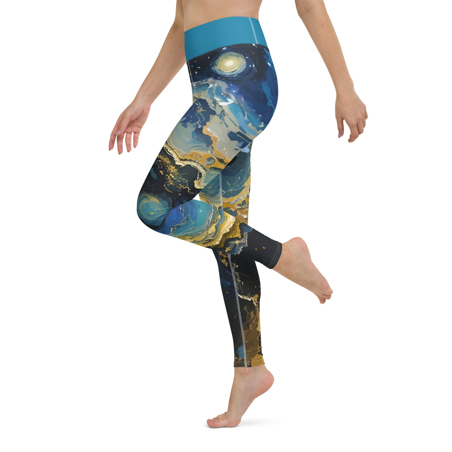 Cosmic Twist Yoga Leggings