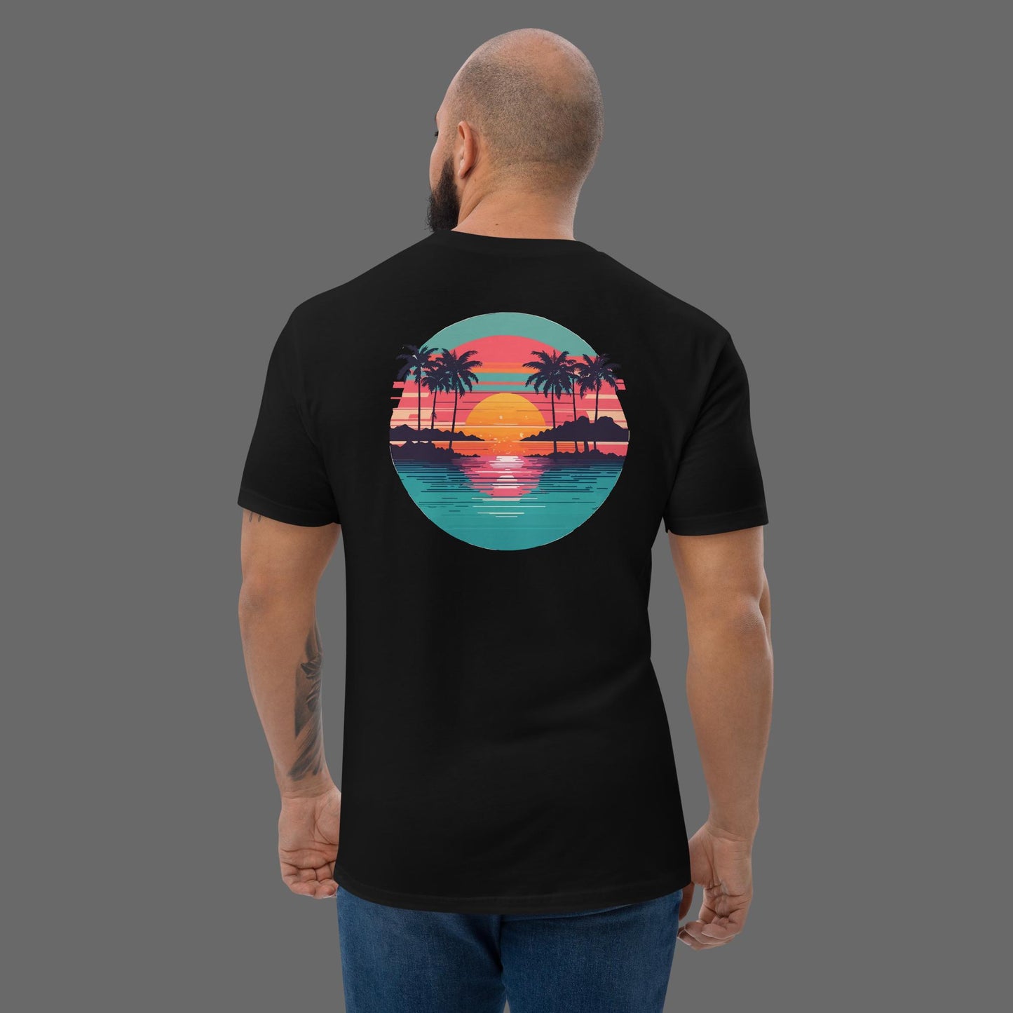 Vintage Ocean Sunset T-Shirt