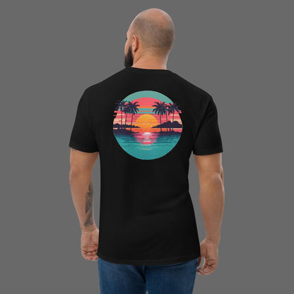 Vintage Ocean Sunset T-Shirt