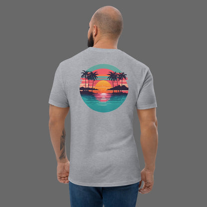 Vintage Ocean Sunset T-Shirt