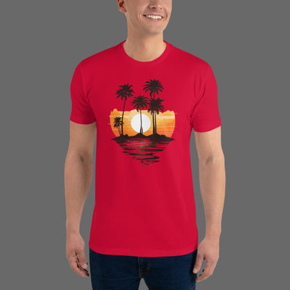 Vinyl Palm Sunset T-Shirt