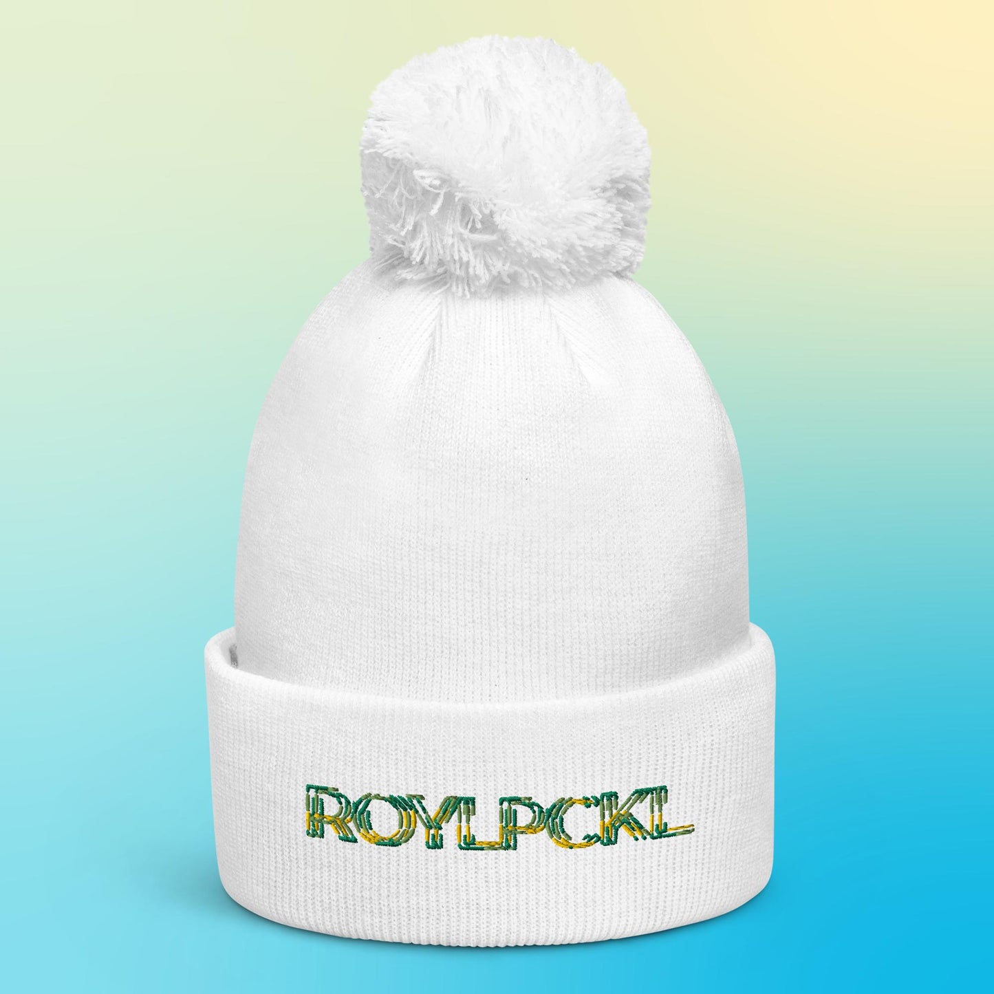 RoylPckl Worm Pom Pom Beanie