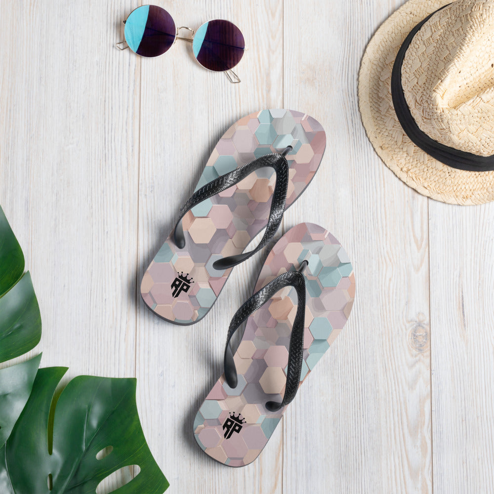 Pastel Power Flip-Flops