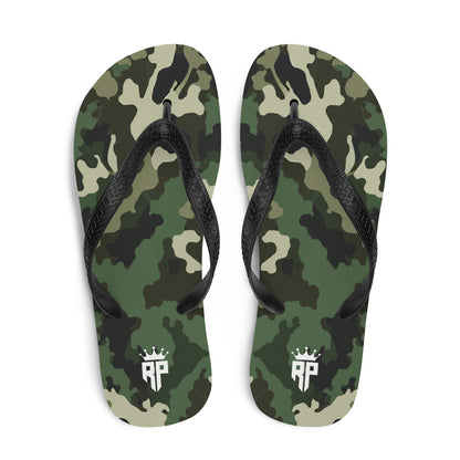 Woodland Green Flip-Flops