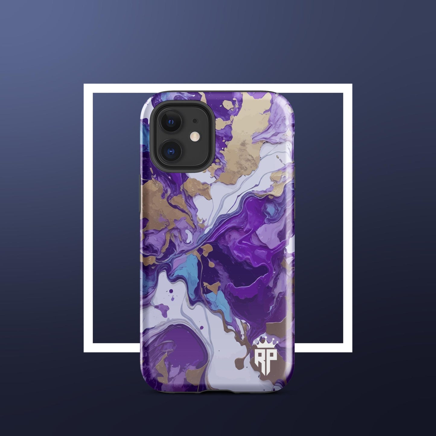 Paint Mix Purple iPhone® Case