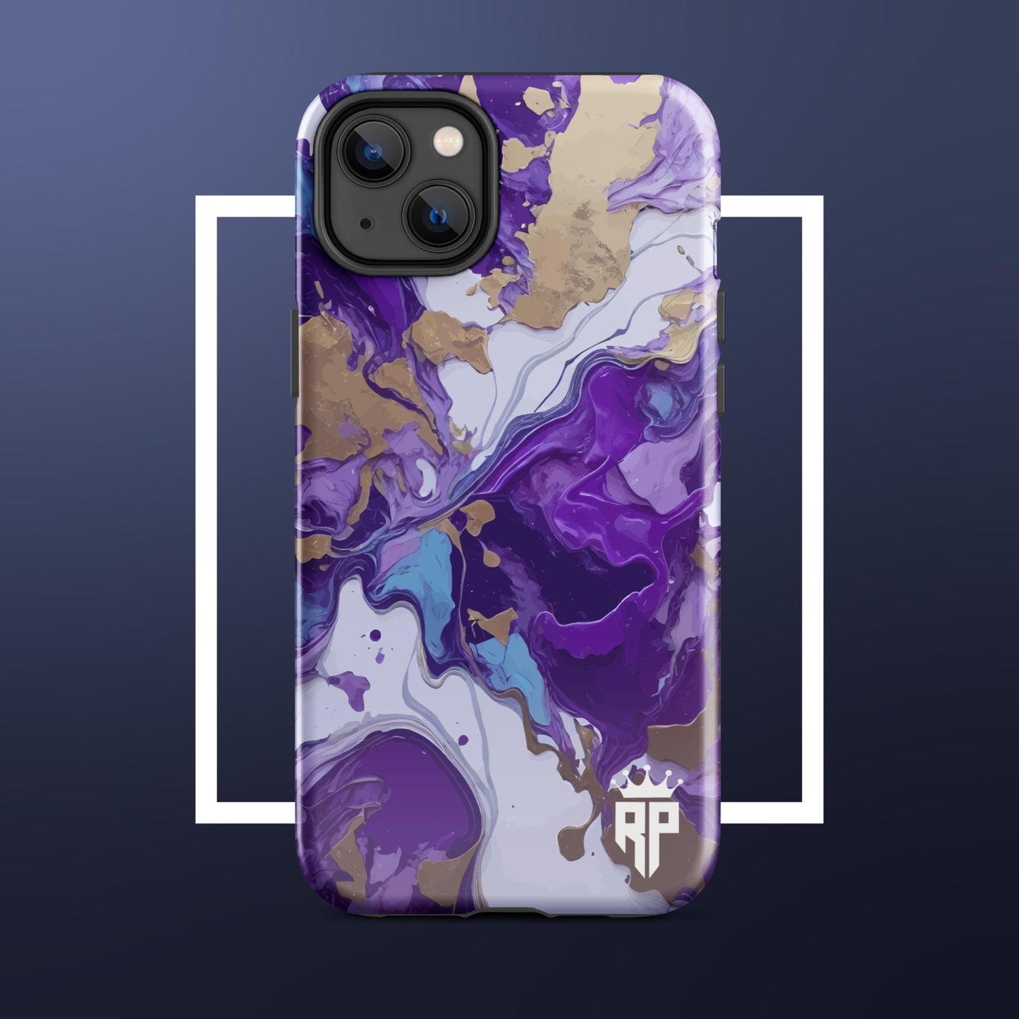 Paint Mix Purple iPhone® Case