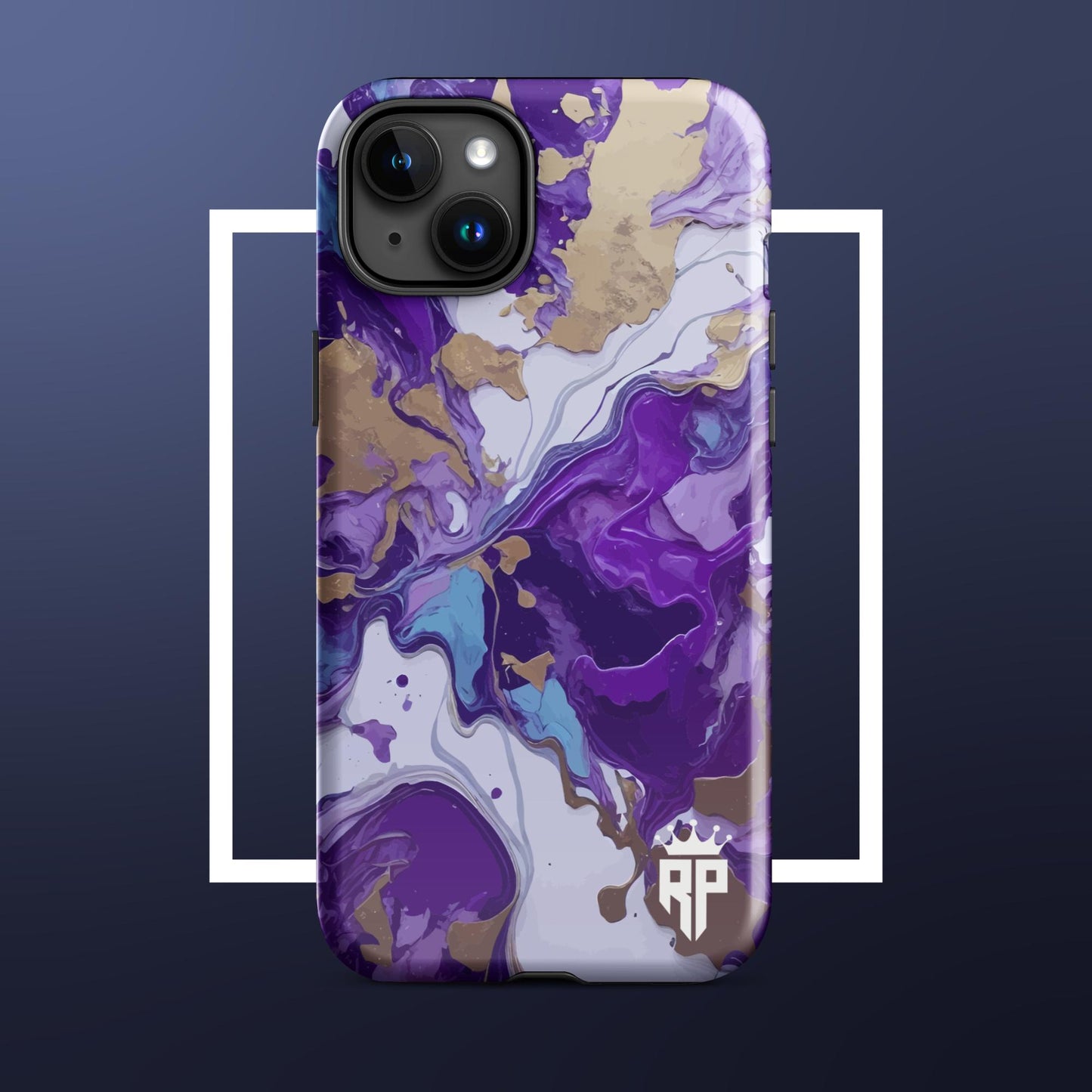 Paint Mix Purple iPhone® Case