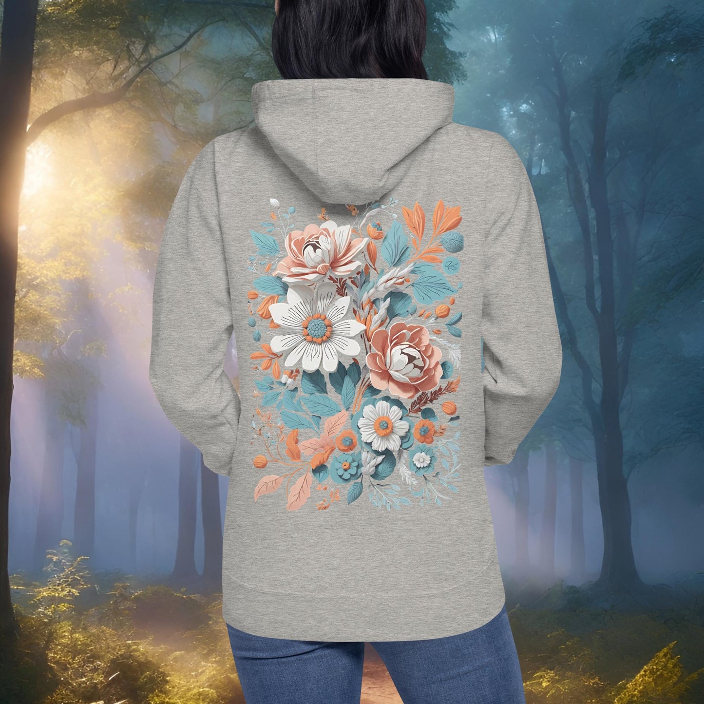 Boho Flowers Hoodie