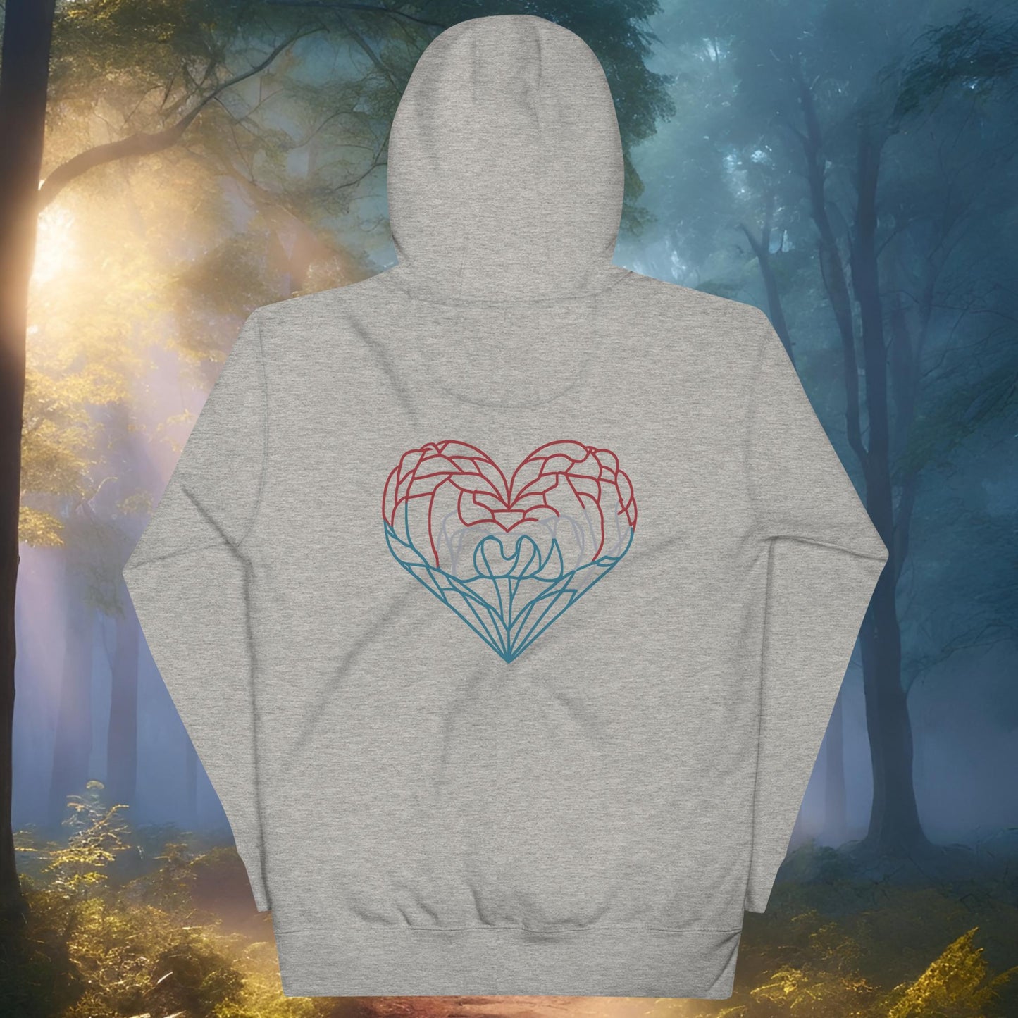 Abstract Love Hoodie