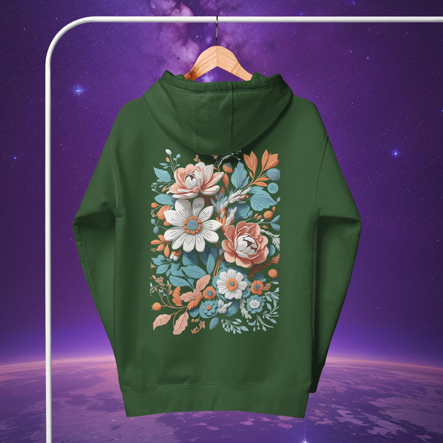 Boho Flowers Hoodie