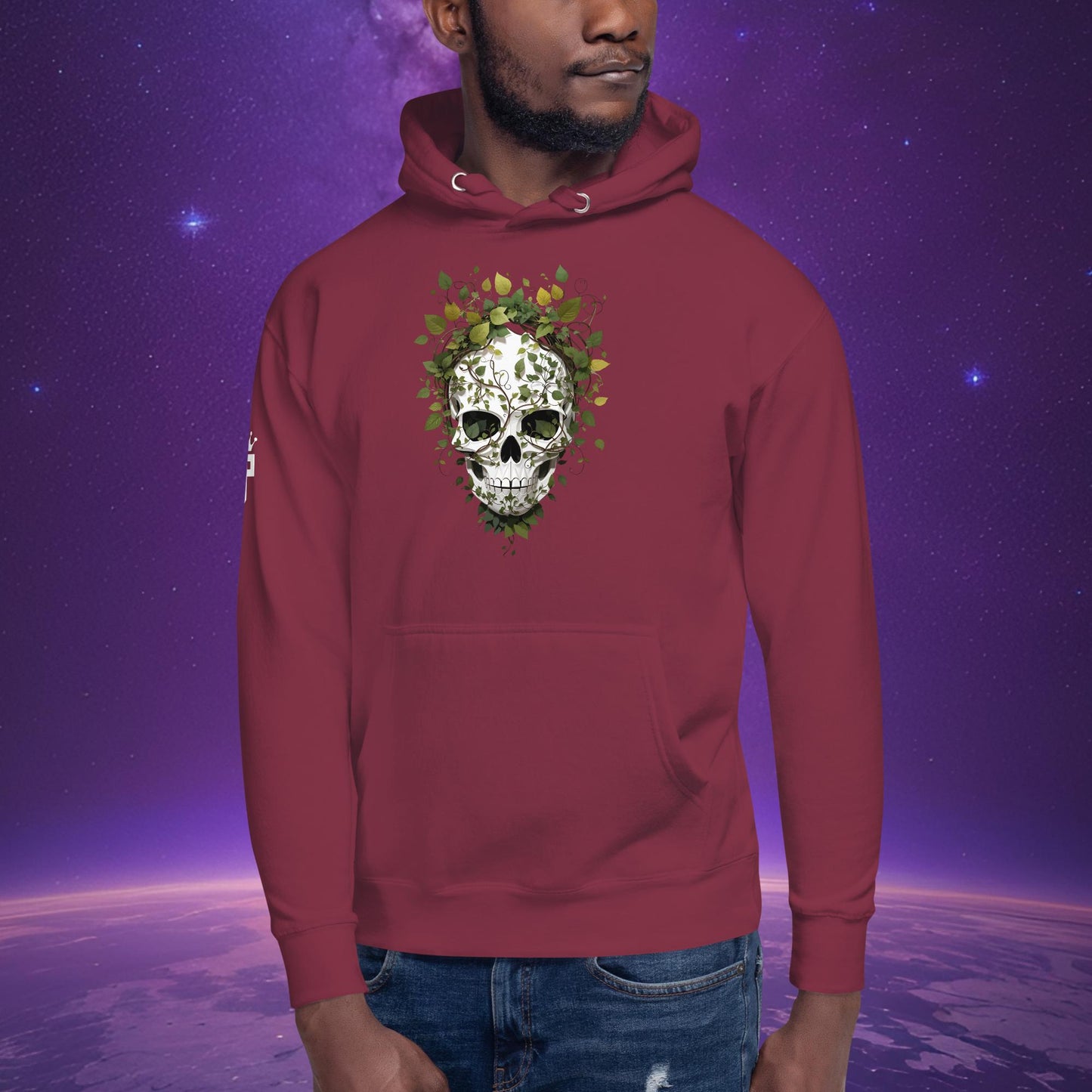 Verdant Skullscape Hoodie