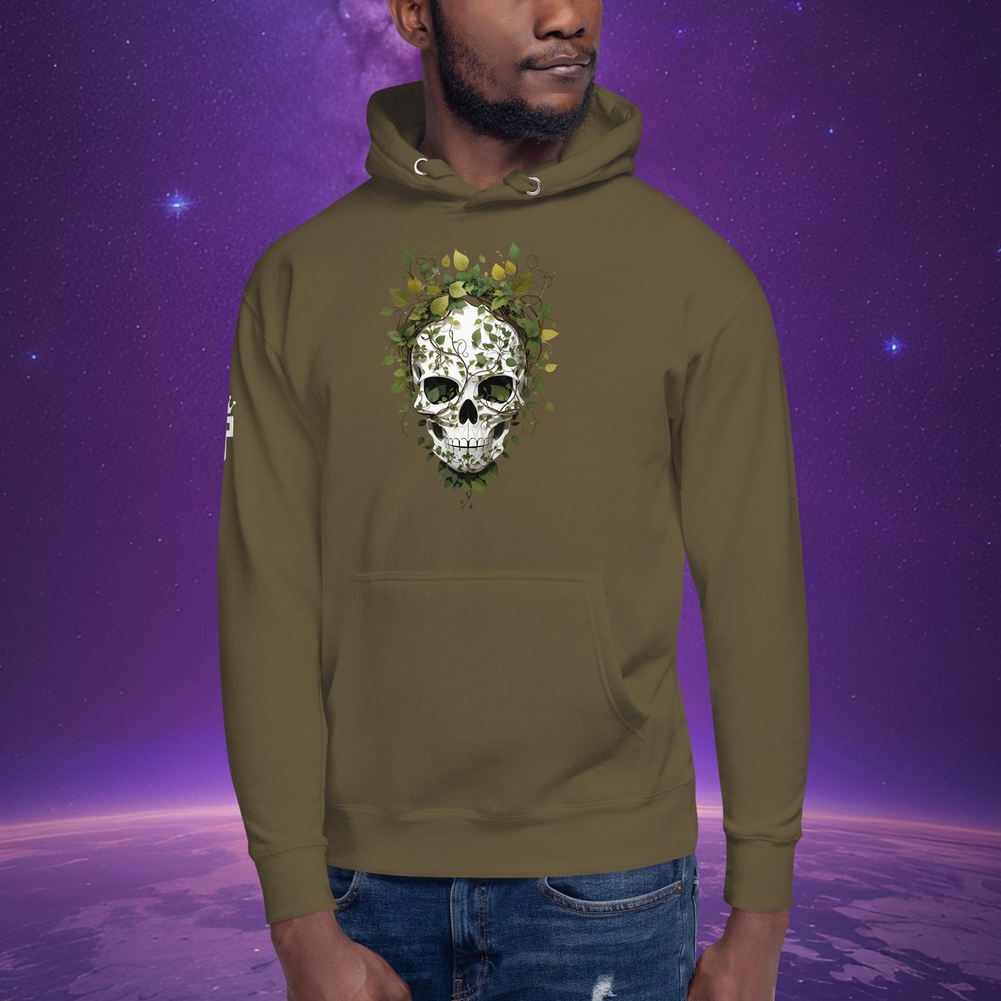 Verdant Skullscape Hoodie