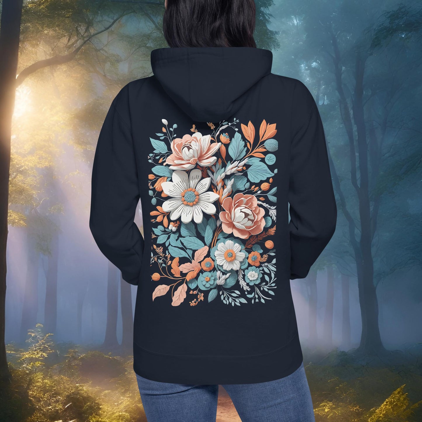 Boho Flowers Hoodie