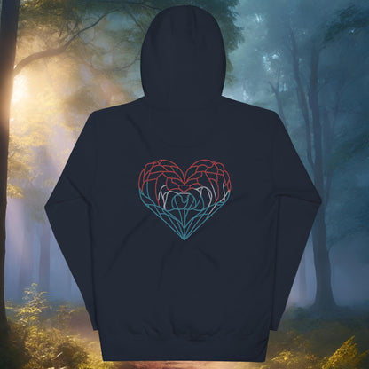 Abstract Love Hoodie