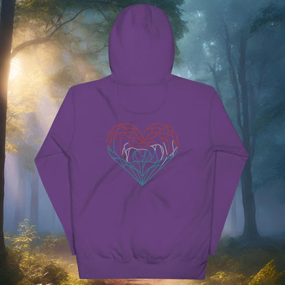 Abstract Love Hoodie