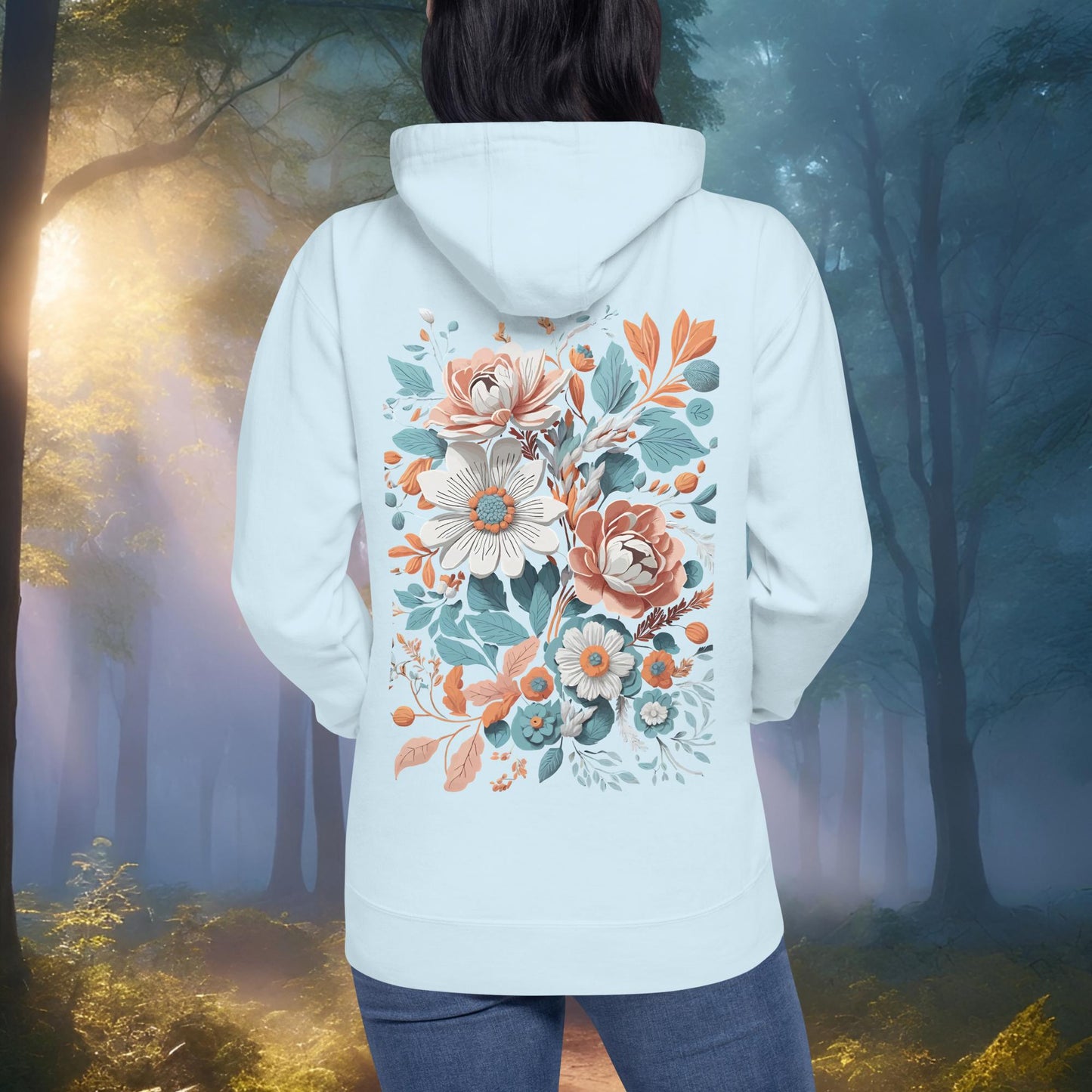 Boho Flowers Hoodie