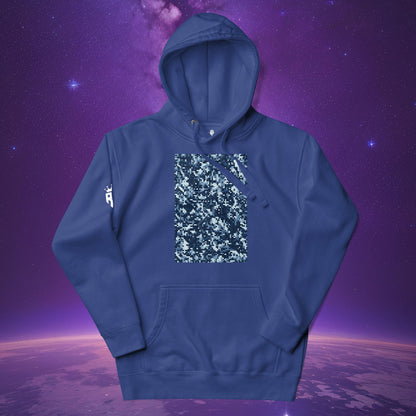 Can't See Me Pixel Blue Hoodie