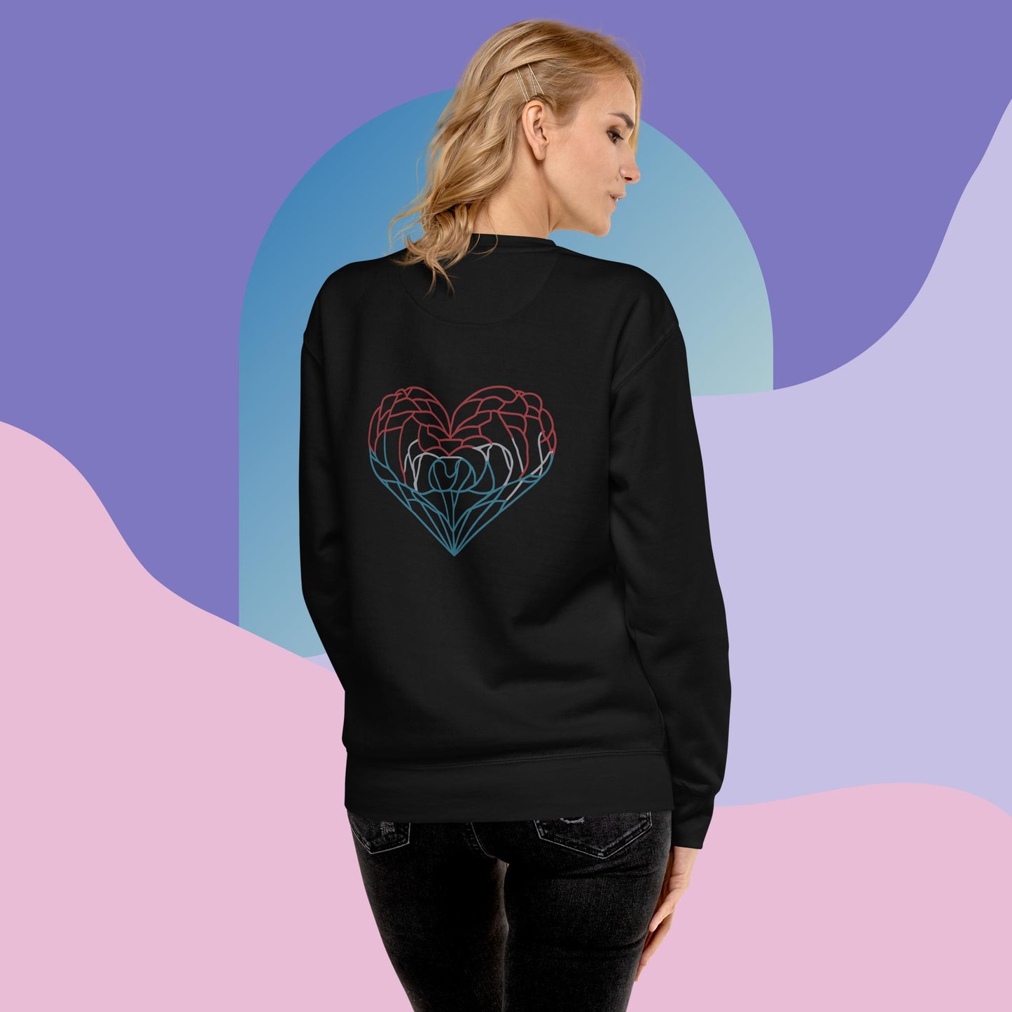 Abstract Love Sweatshirt