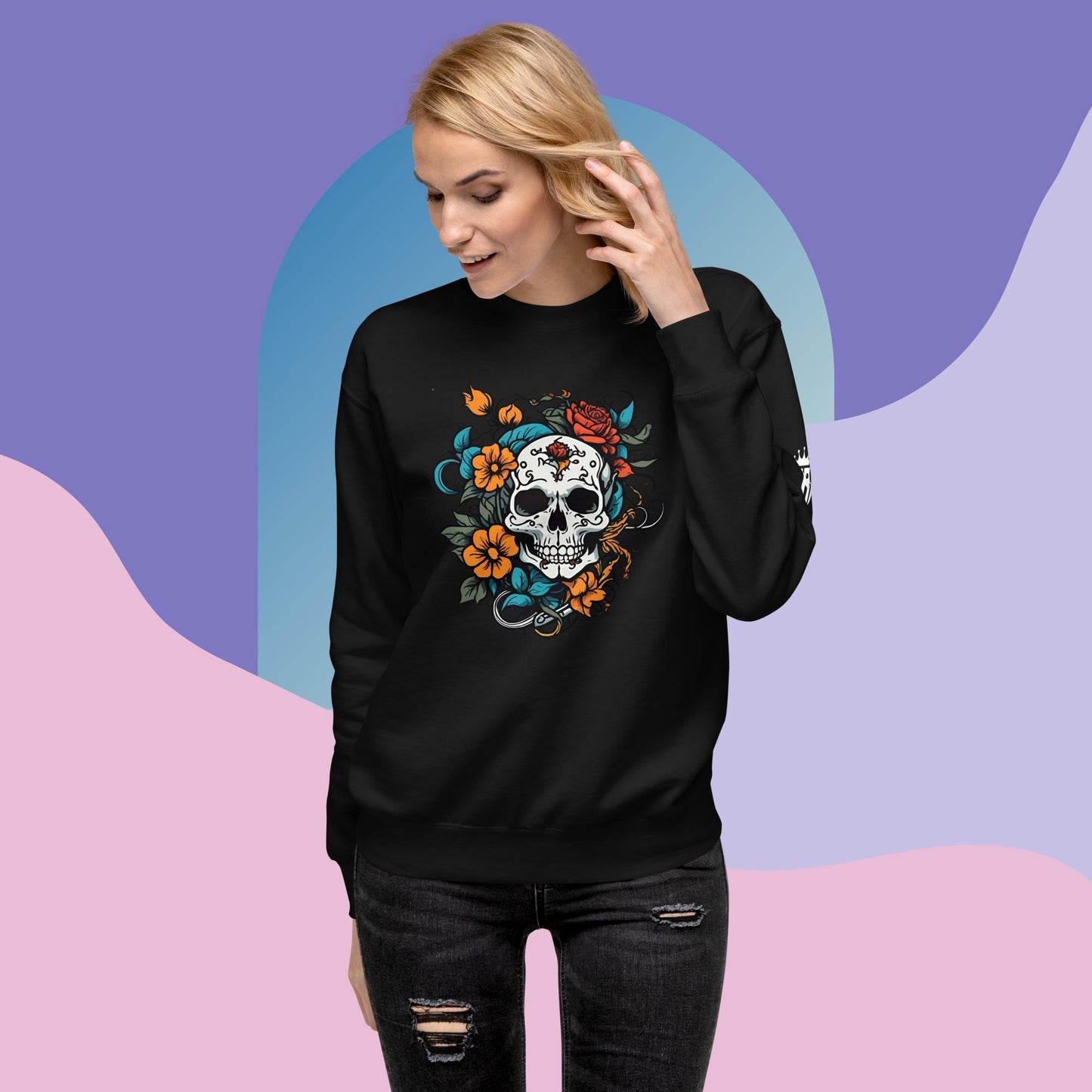 Gothic Bloom Sweatshirt