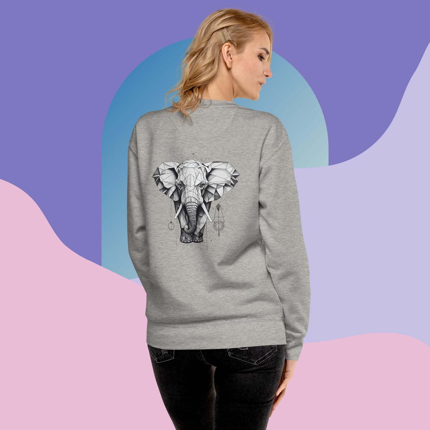 Enigmatic Elephant Sweatshirt