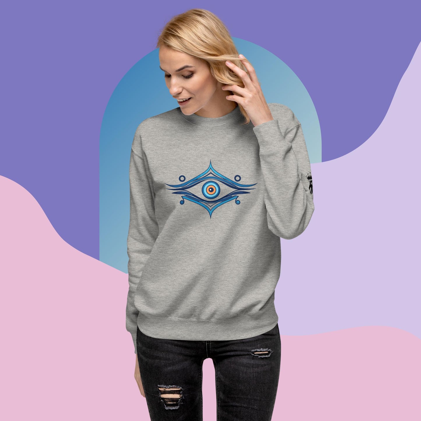 Greek Evil Eye Sweatshirt