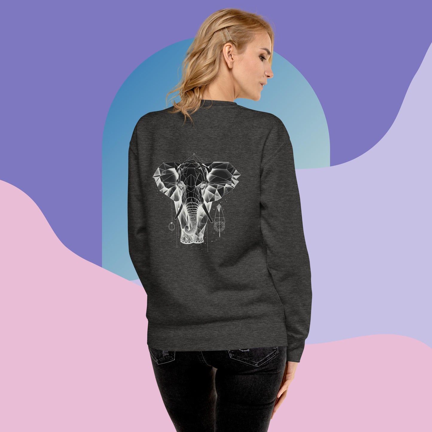 Enigmatic Elephant Sweatshirt