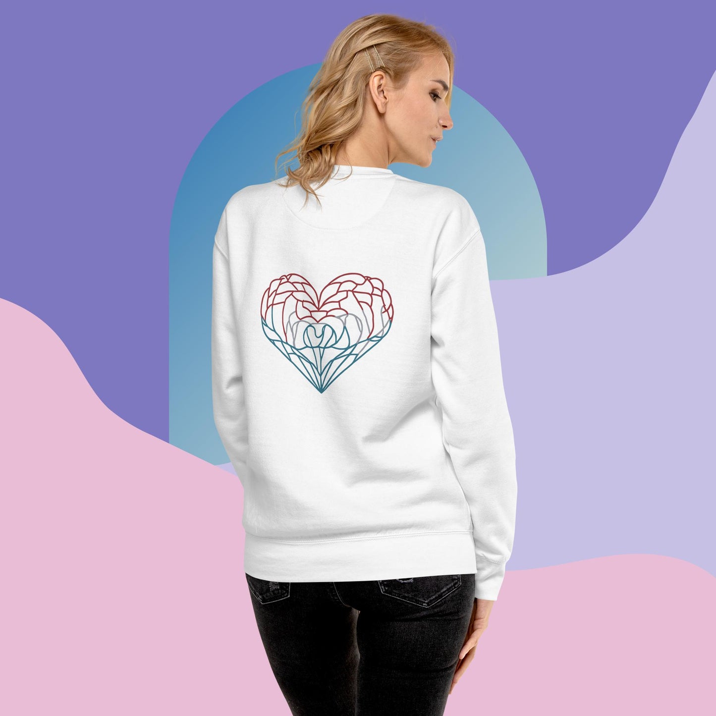 Abstract Love Sweatshirt