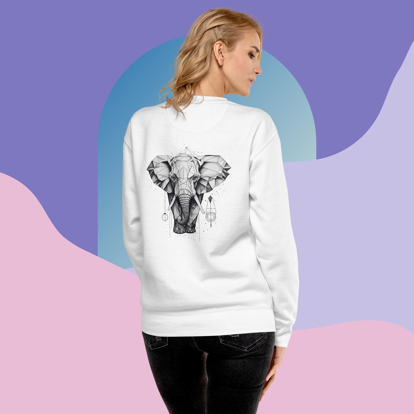 Enigmatic Elephant Sweatshirt