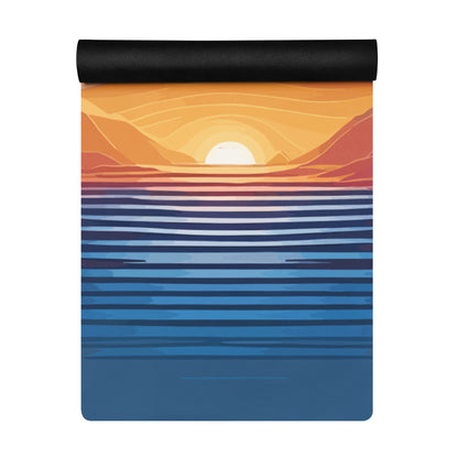 Layered Sunset Yoga Mat