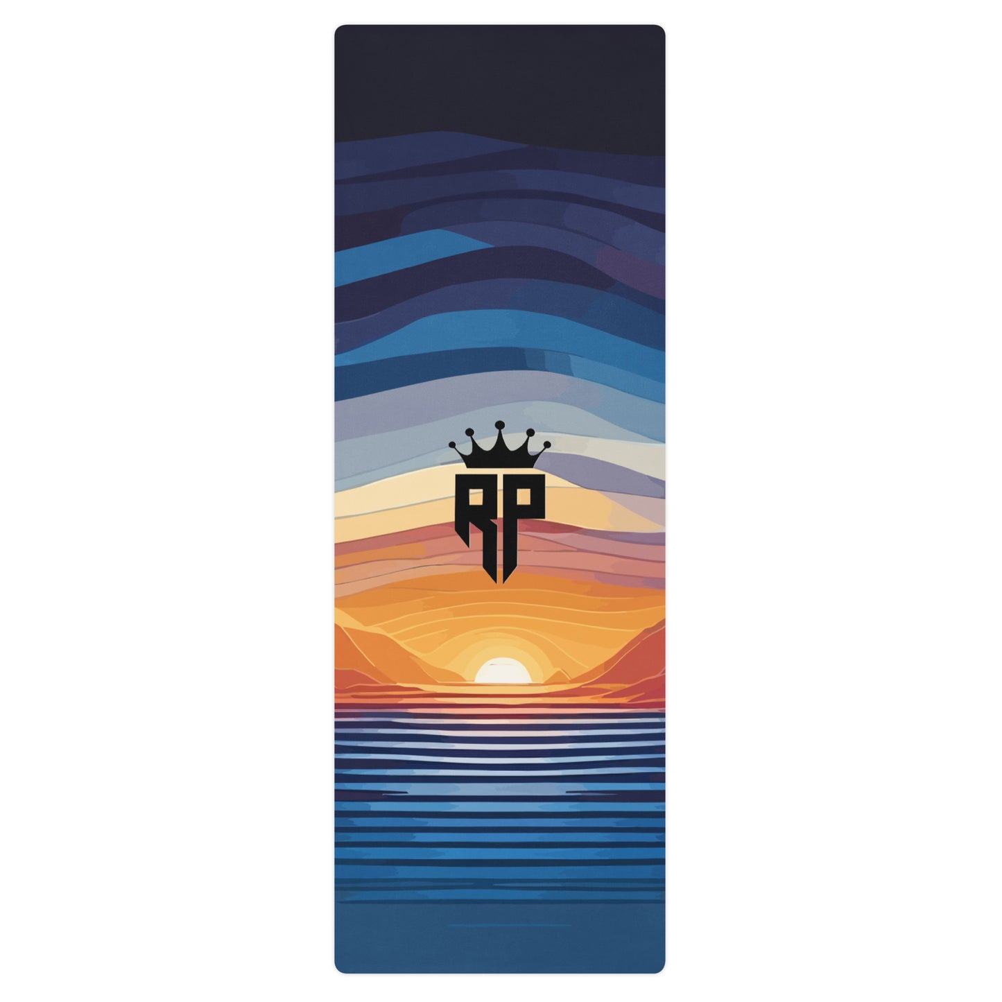 Layered Sunset Yoga Mat