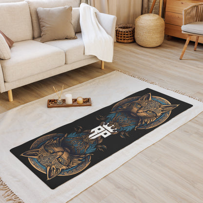 Cat God Yoga Mat