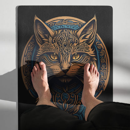 Cat God Yoga Mat