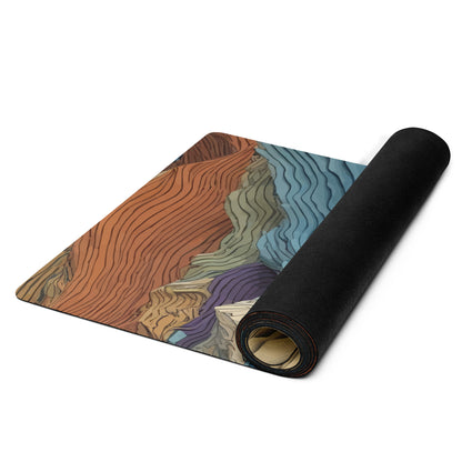 Topo Colour Yoga Mat