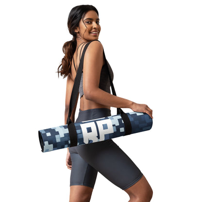 Digital Camo Blue Yoga Mat