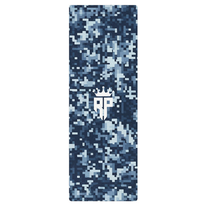 Digital Camo Blue Yoga Mat