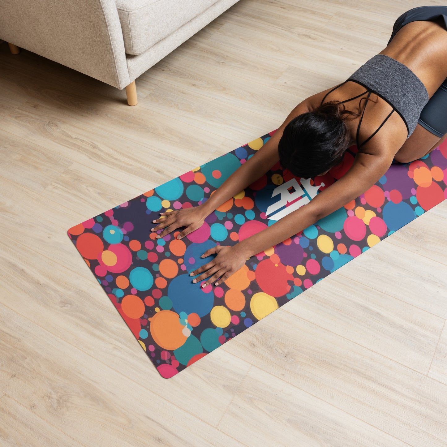 PolkaDot Prana Yoga Mat